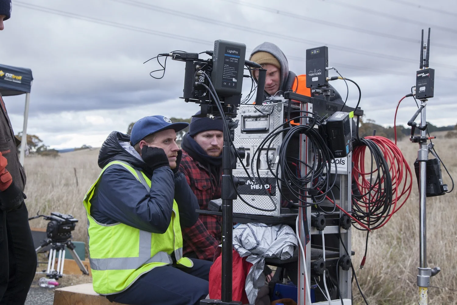 Behind the scenes