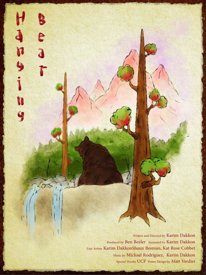 Hanging Bear poster