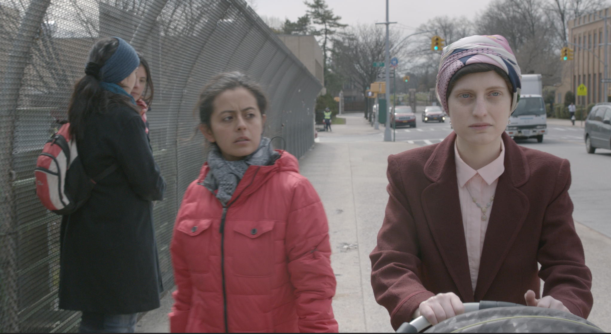 Lorena Rodriguez and Michal Birnbaum, screen shot from the film