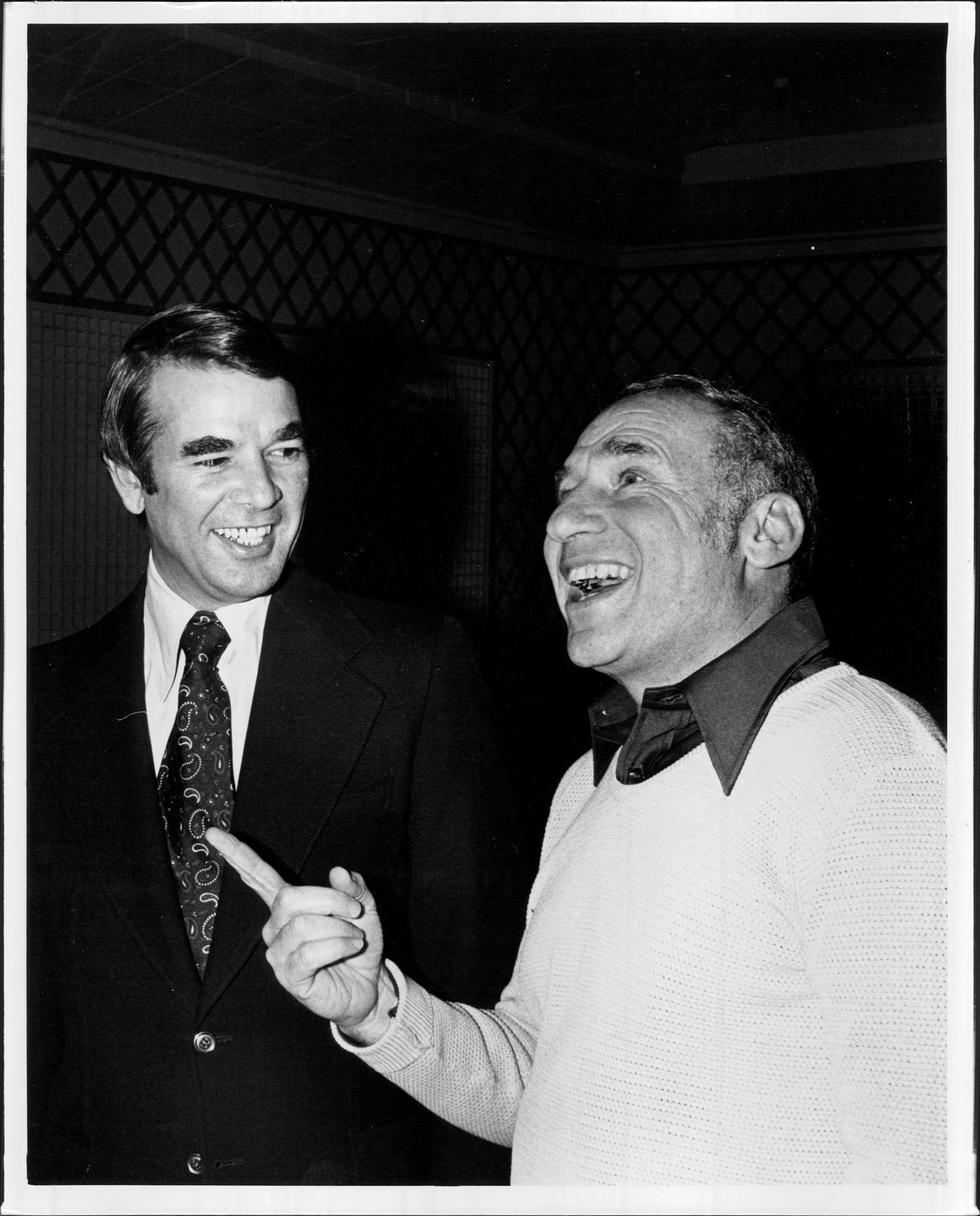 Mel Brooks with Laddie 1988