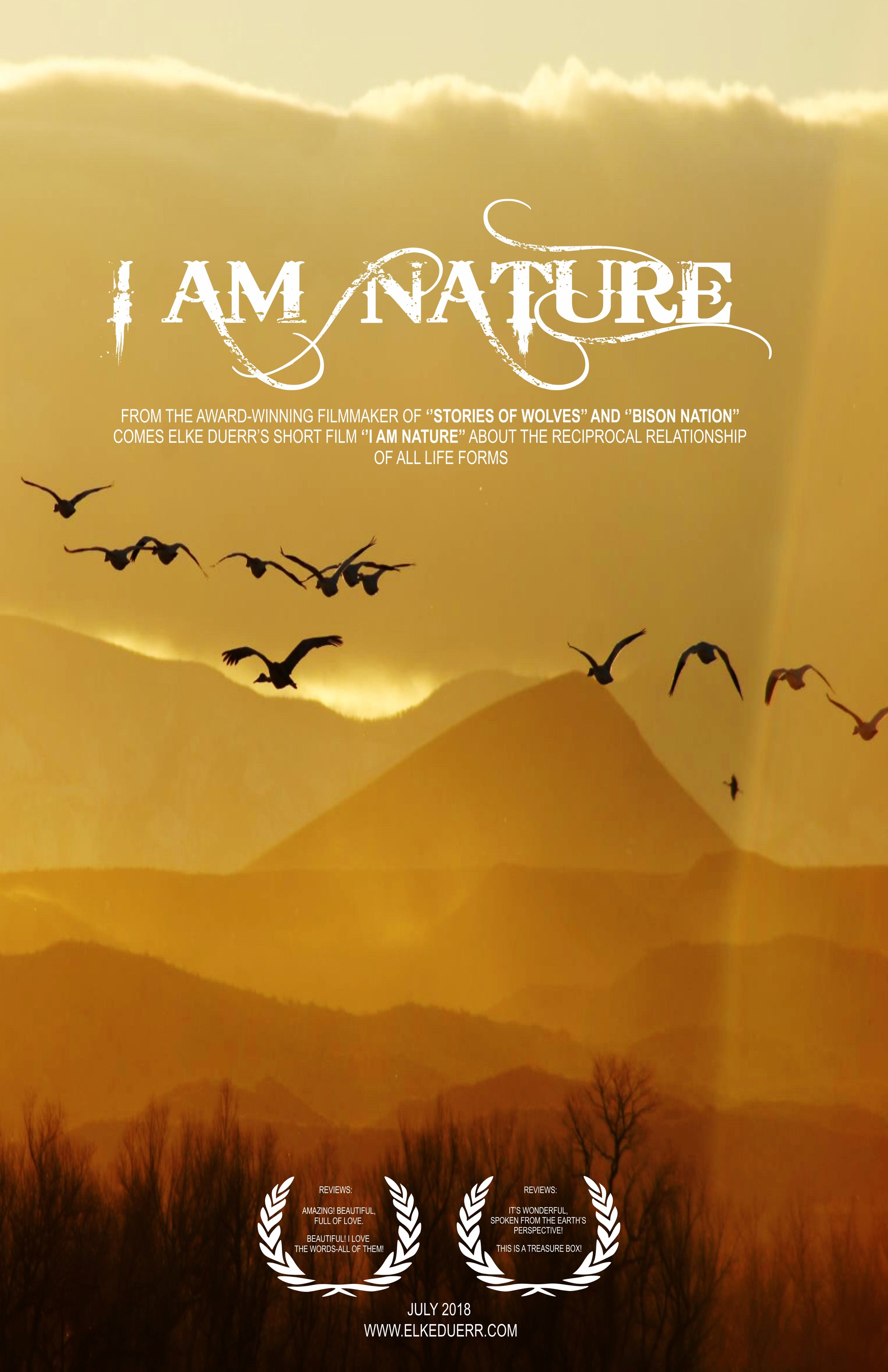 I am Nature poster