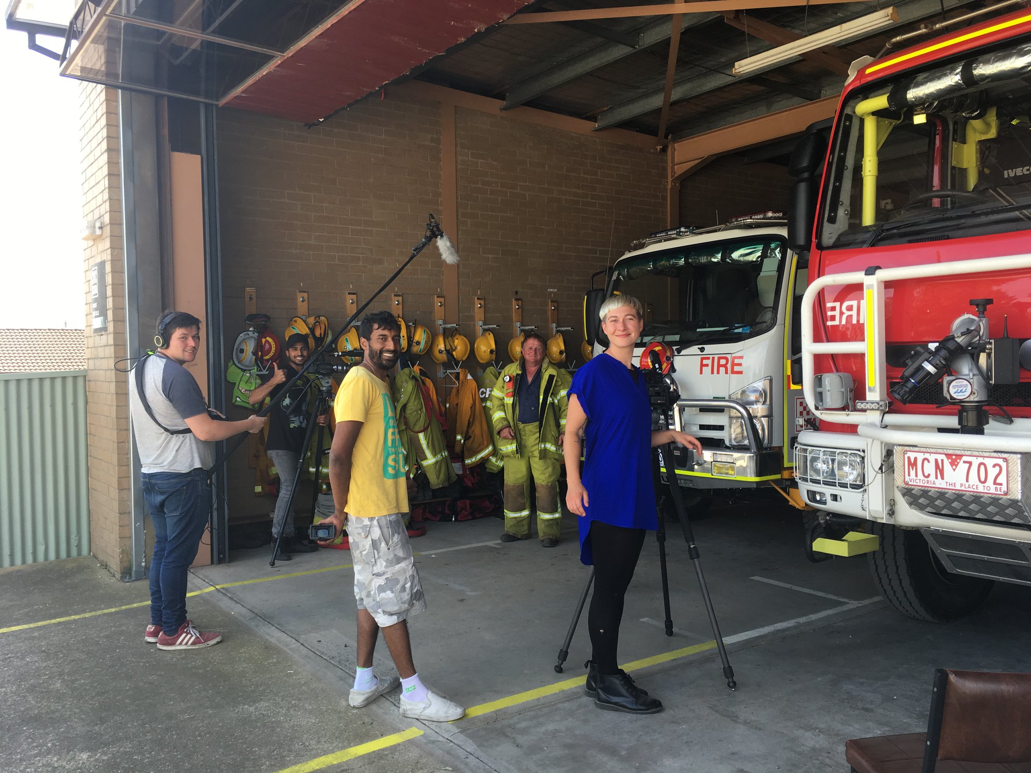 The crew with Orbost CFA