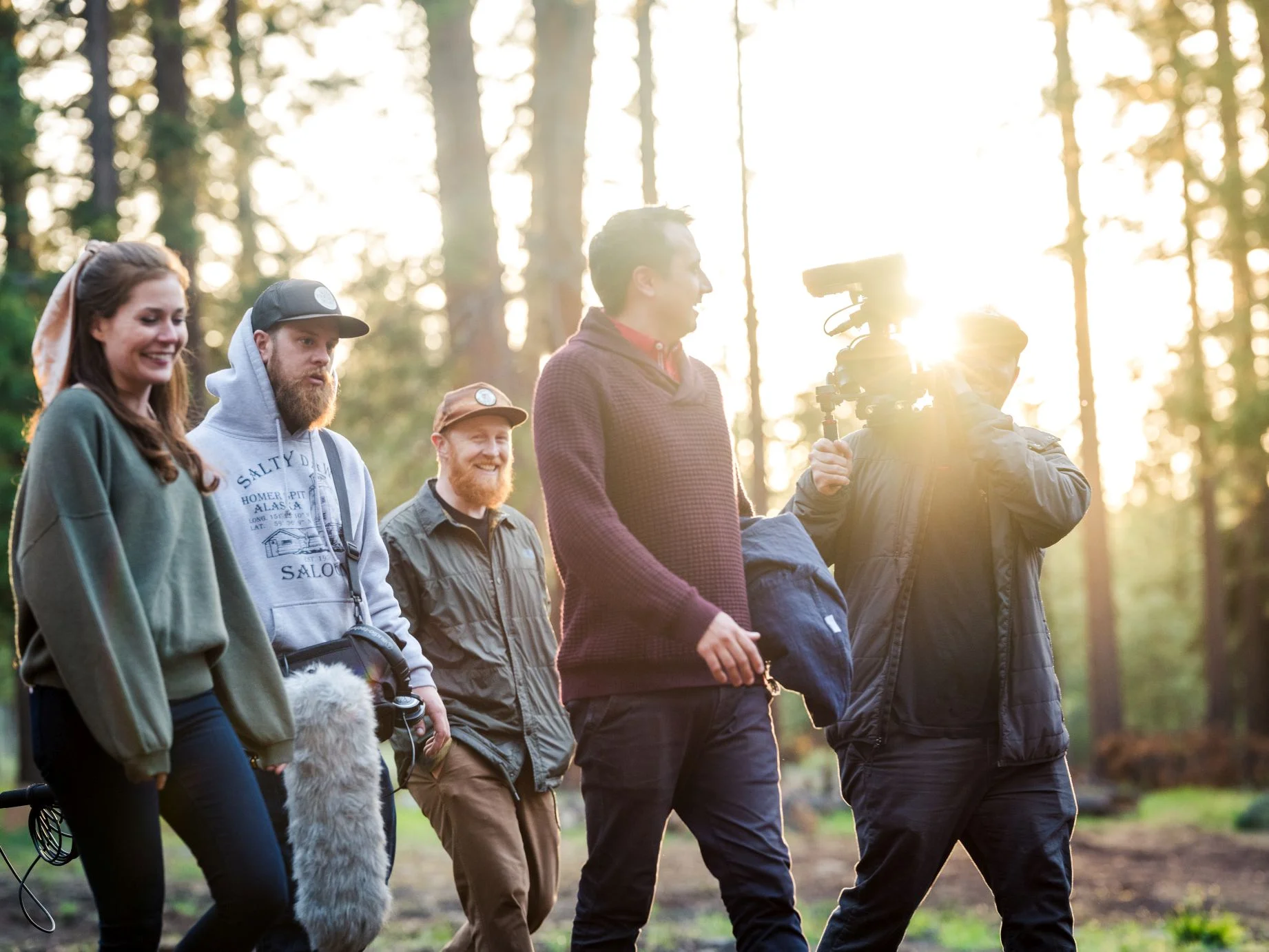 Haley Finnegan, Forest Jett (Sound), Bryce Hymans (Producer), Brian Flynn and Paul Heran (DP).