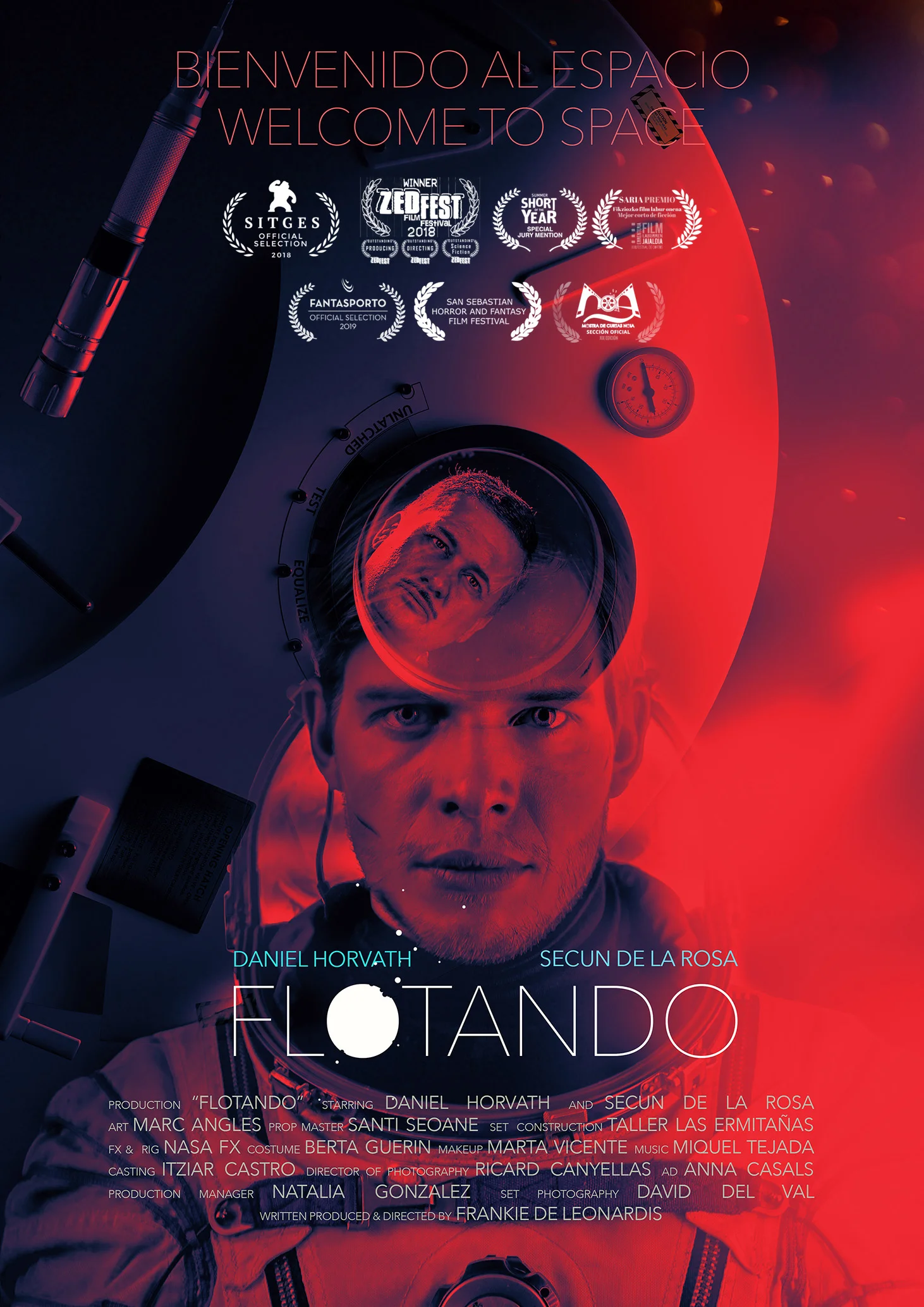 Flotando poster