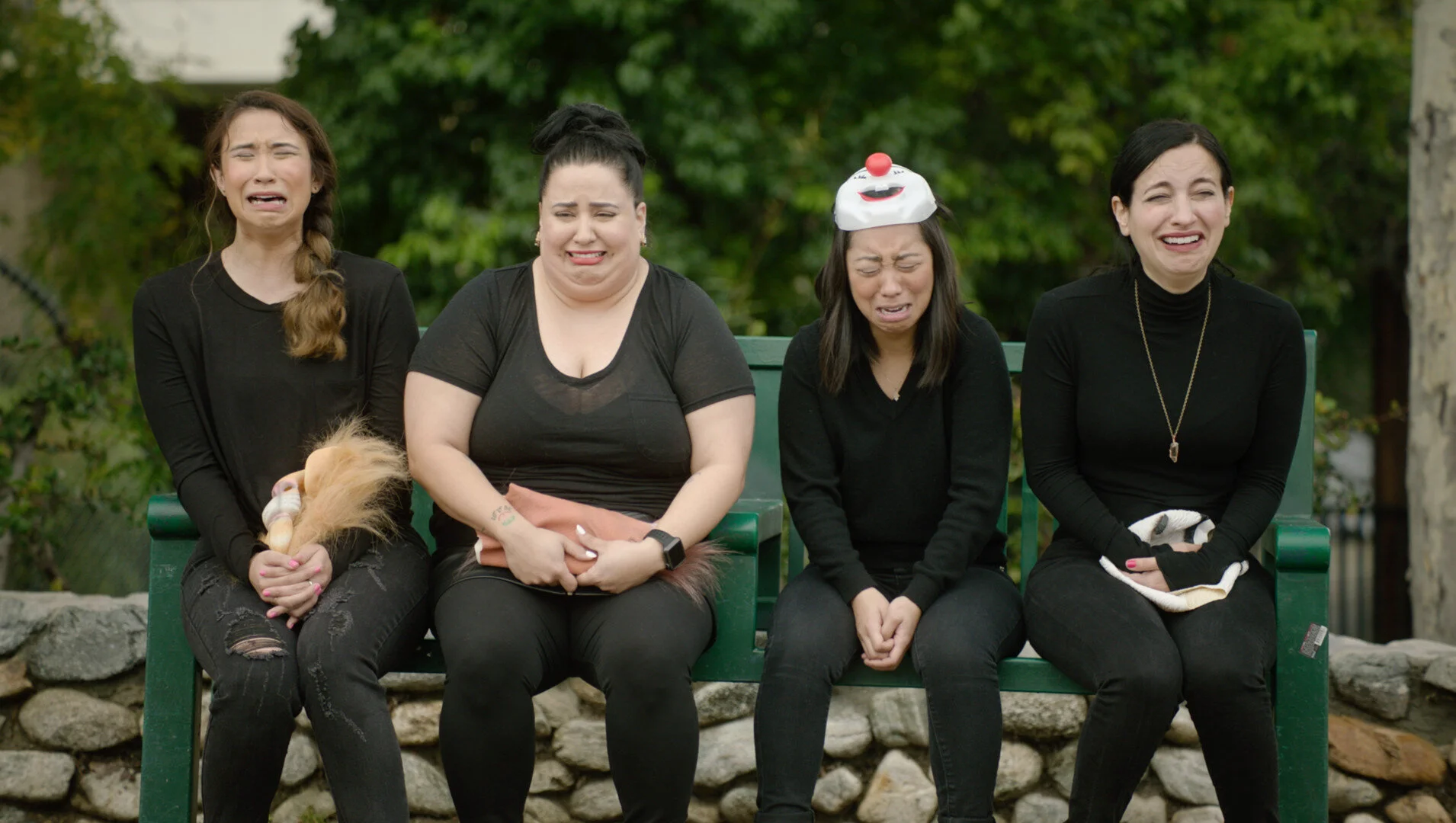 The grief sets in. The girls let the waterworks flow as they make an escape.