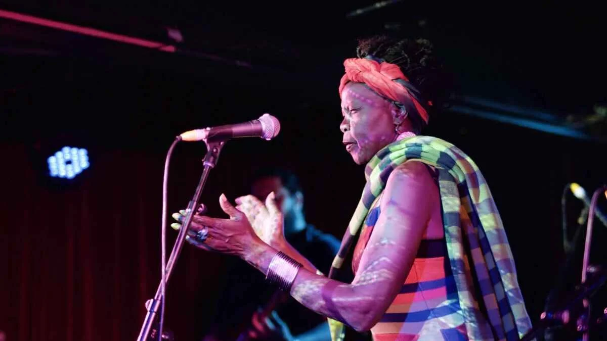 Ajak Kwai is from South Sudan but now lives and performs in Melbourne, Australia.