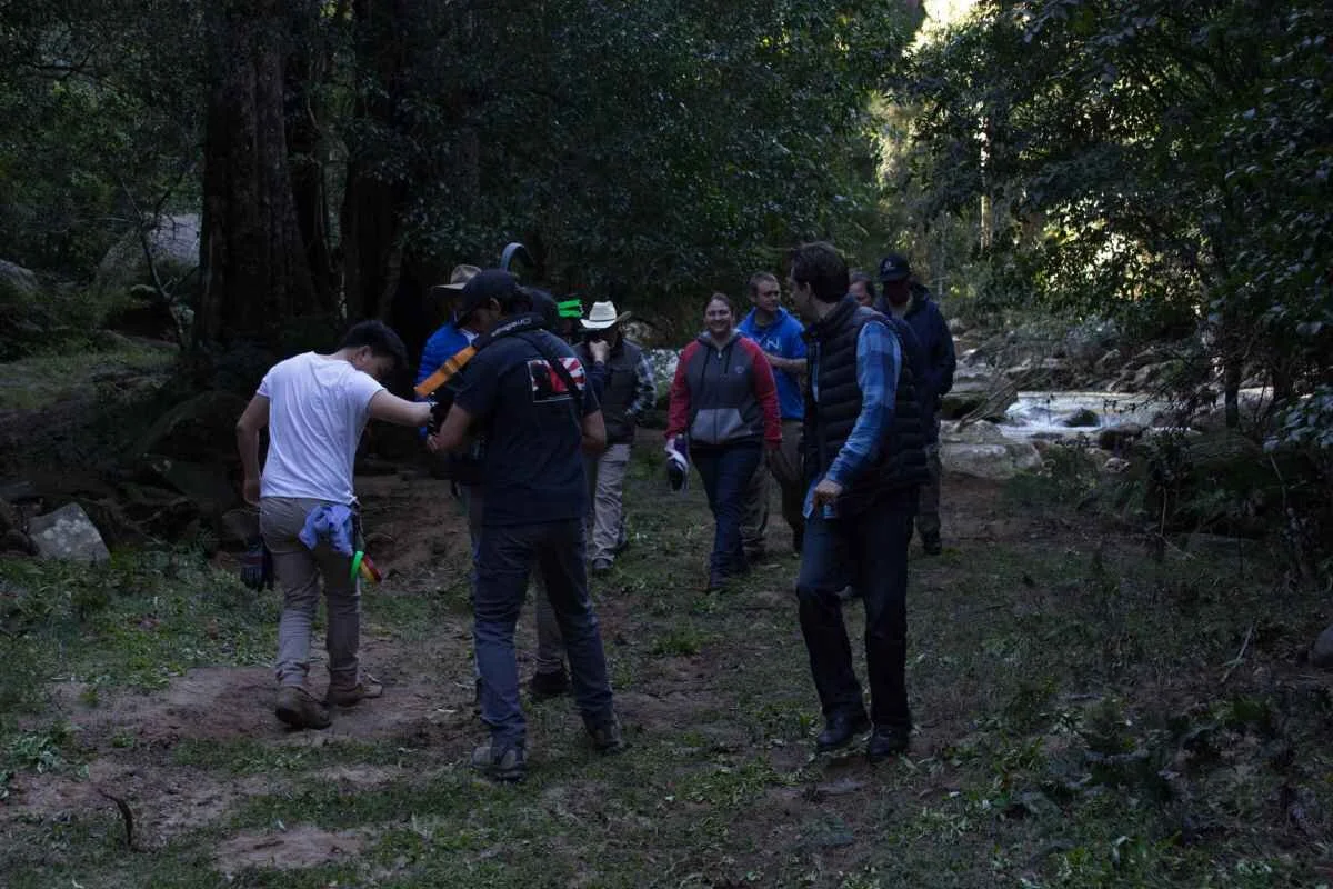 Director filming The Horses