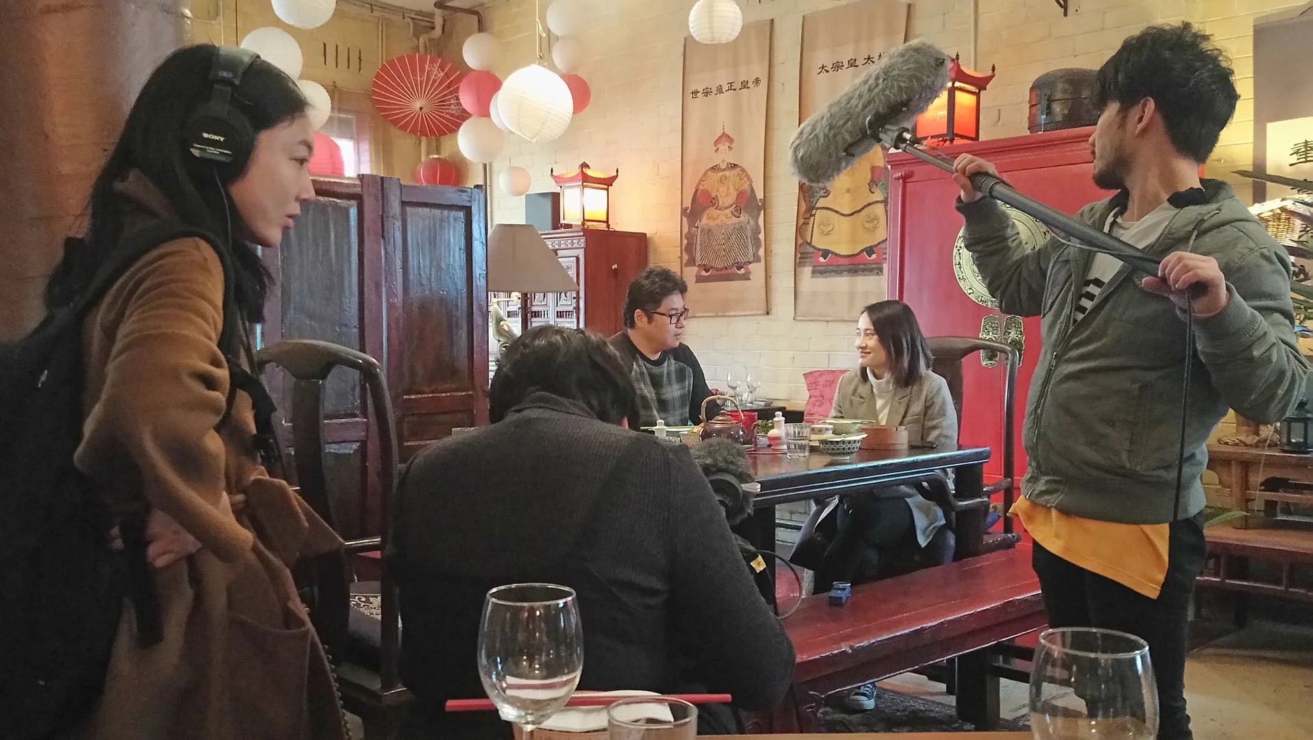 Behind the scenes of Intimate Strangers