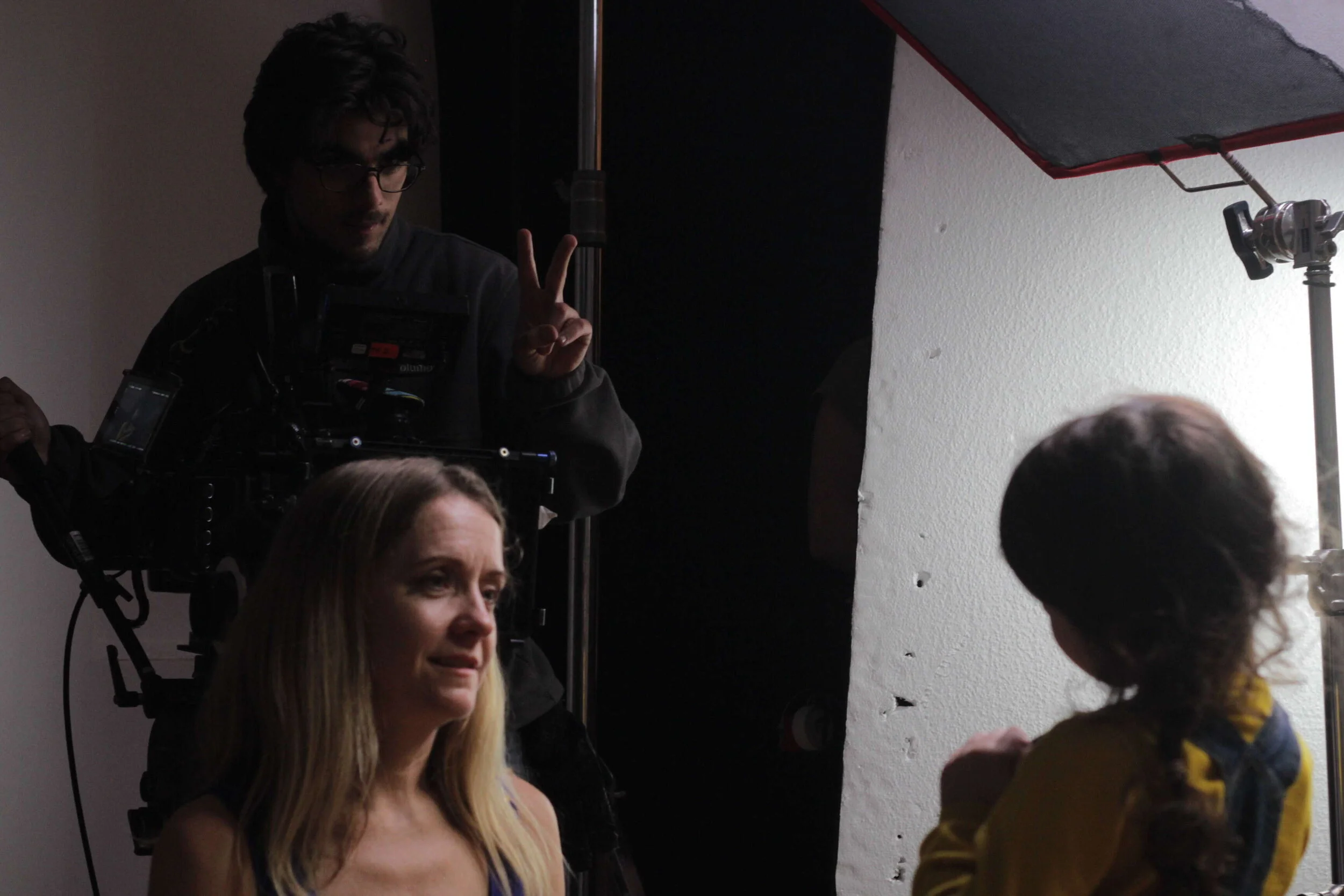 BTS: D.P Tomás Brice at work.