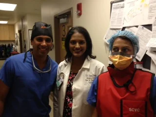  With cardiologists Dr. Mitul Mehta &amp; Dr. Pam Taub 