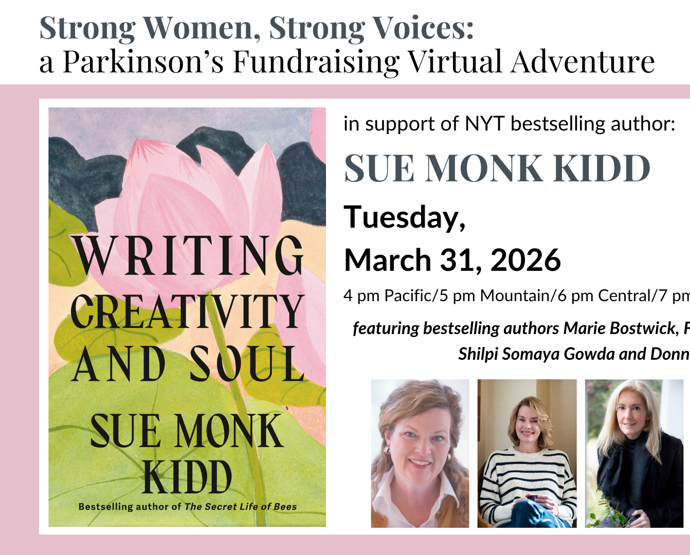 Strong Women, Strong Voices - a Women’s History Month virtual gathering