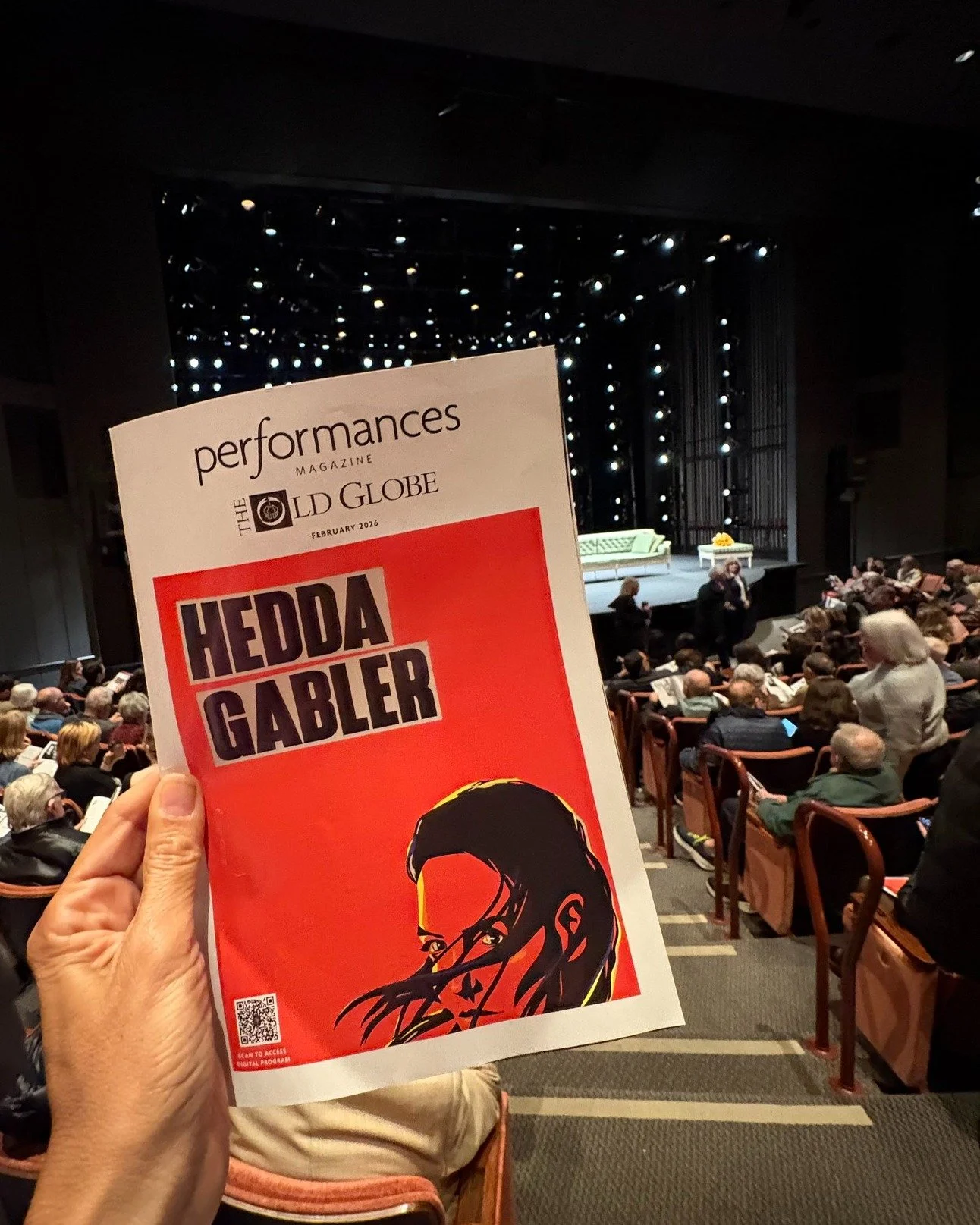 "Hedda Gabler is on a short list of plays that are the Mount Everests of the theatre," said Barry Edelstein, the artistic director of @oldglobetheatre, where I caught a new adaptation of Ibsen's classic, starring Katie Holmes. Hedda is a ma