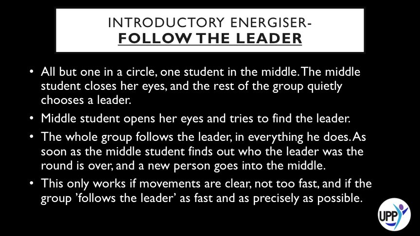 DEBRIEF: WE LEAD THROUGH OUR ACTIONS, NOT JUST THROUGH OUR WORDS OR THE POSITIONS WE MAY HOLD. SOMETIMES WE NEED TO BE GOOD FOLLOWERS AND SUPPORT THOSE LEADERS WE BELIEVE IN, OR THOSE WHO ARE PROMOTING CAUSES WE WANT TO SUPPORT. DID ANY FOLLOWERS DE…
