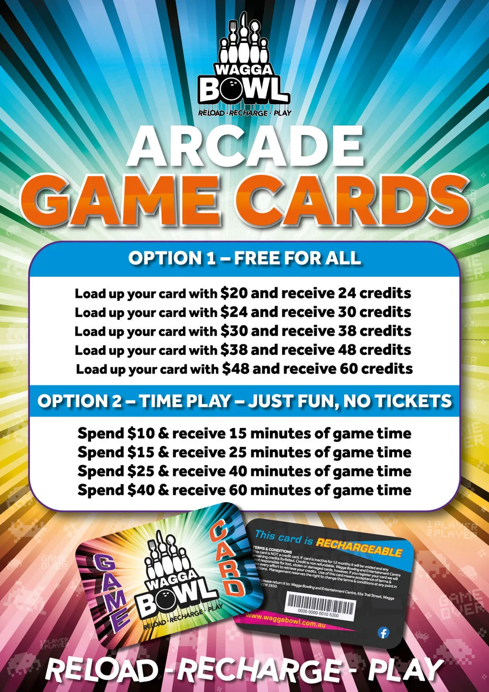 ARCADES — Wagga Bowl