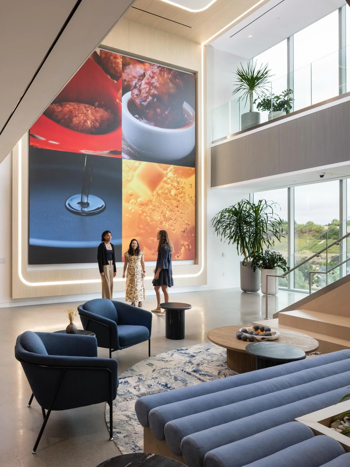 Recent work with @hendy_design at the recently completed @ventura_foods offices.