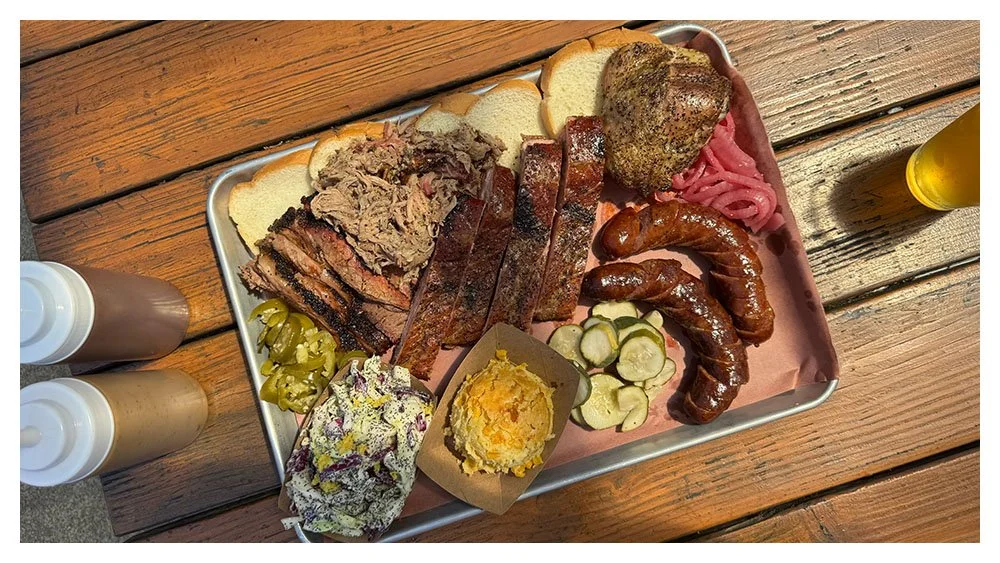 Platter off bbq that Kenji reviewed in Seattle