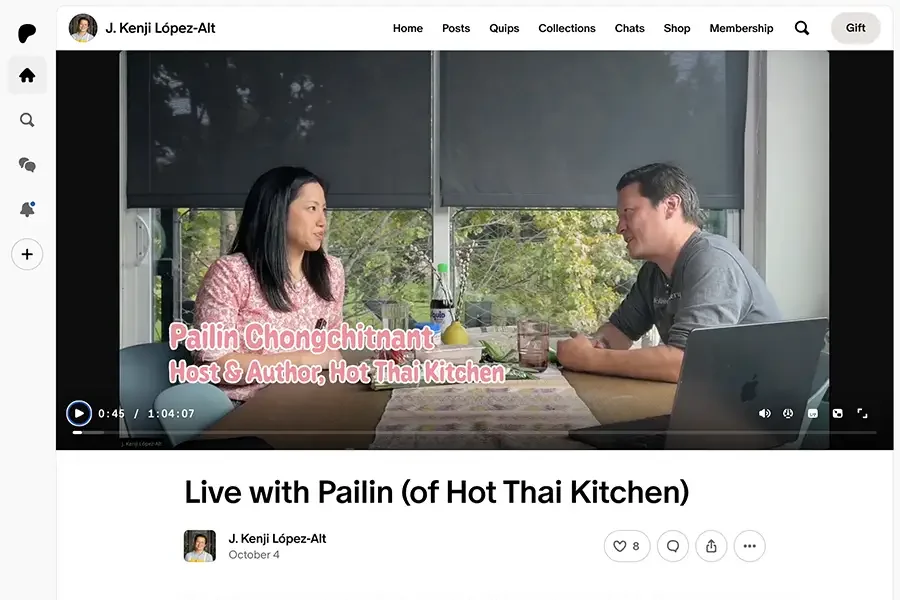Kenji López-Alt interview Pailin of Hot Thai Kitchen