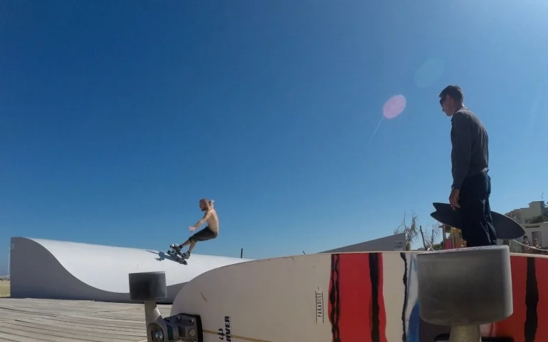 Surfskate with your friends.