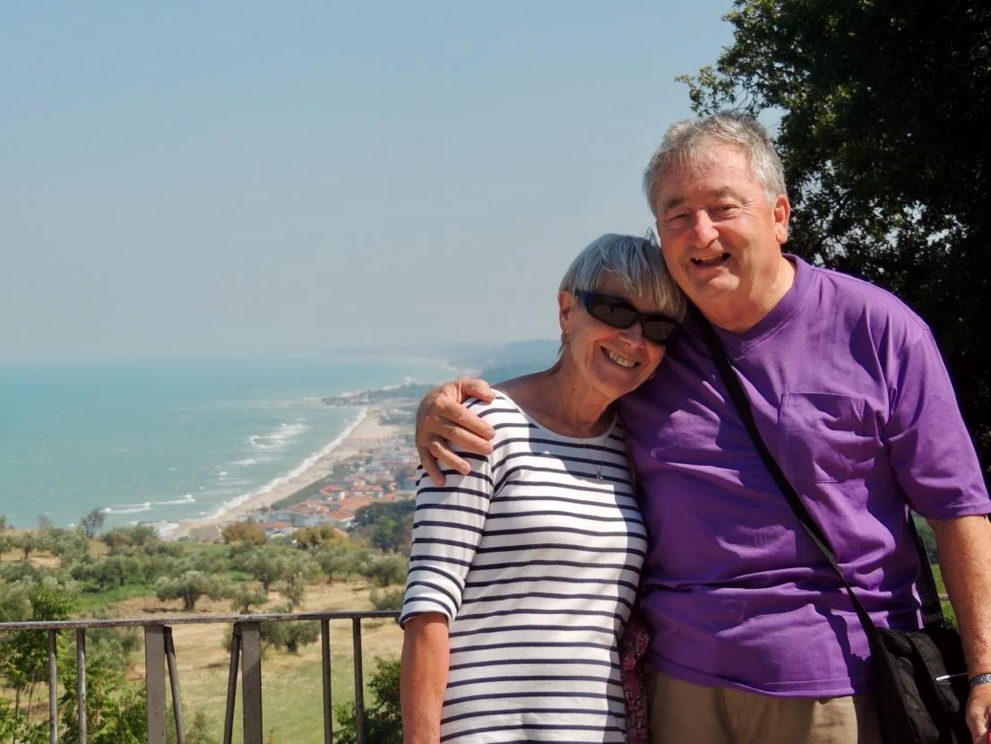 We had a wonderful week in Abruzzo. Our hosts were excellent, the food was superb and the tours that were put on for us were really outstanding.. I know that all eight of us would go back in the drop of a hat it was that outstanding. And we have decided to go back in 2019 for two weeks this time. We are already booked. The weather was hot, the wine of the region was excellent, the pool was a welcome sight at the end of the day as were the nightly gatherings on the back, upper deck for drinks and music. Three of the four couples were celebrating 50th Anniversaries and when I told Jake and Lisa about this they told me not to worry, they would look after it. And, WOW, did they ever do up a great, last evening for everyone. Jim and Maria McConkey