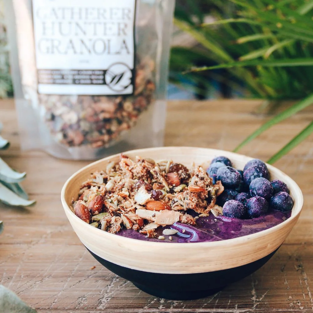 Blueberry Banana Smoothie Bowl - GATHERER HUNTER GRANOLA.jpg