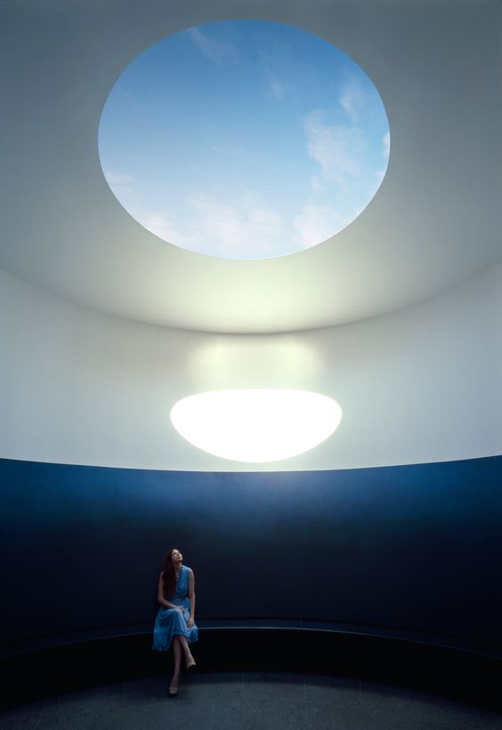 The Color Inside, a Skyspace by artist James Turrell via pinterest
