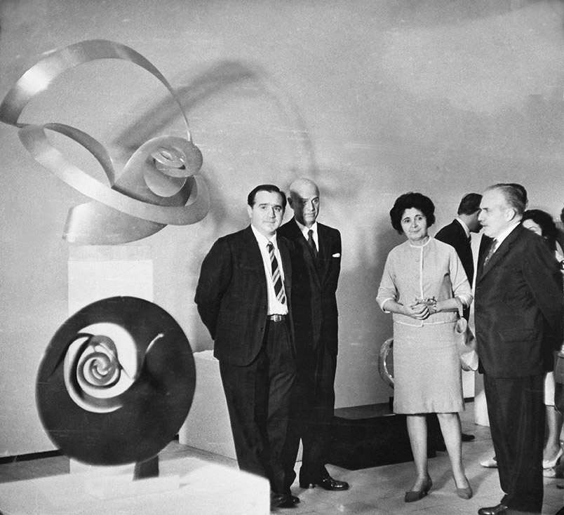 Exposición en el Museo de Arte Moderno de Río de Janeiro, 1962.