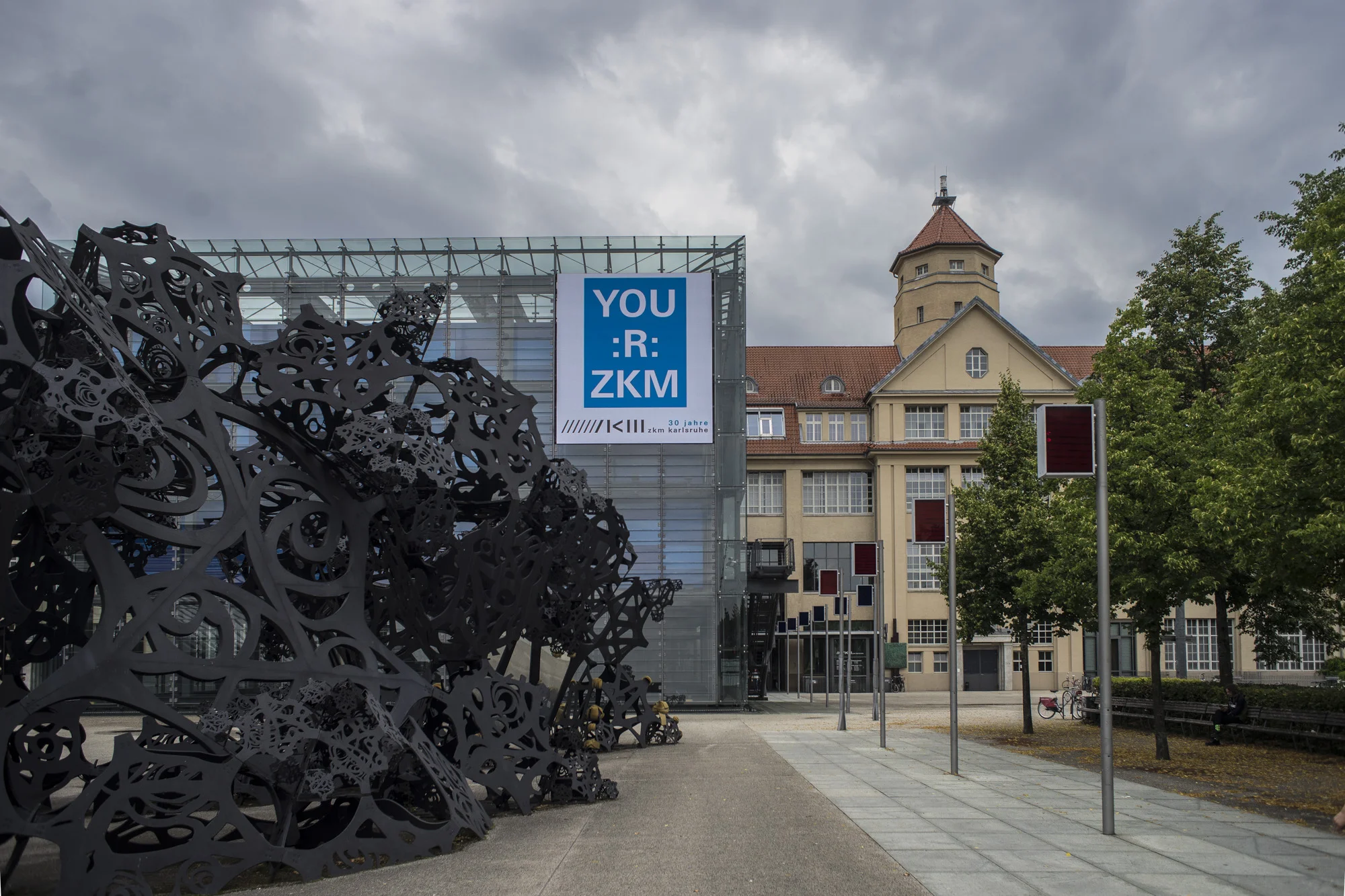 El ZKM, Centro de Arte y Medias en Karlsruhe, Alemania. Foto: Leonardo Antoniadis.
