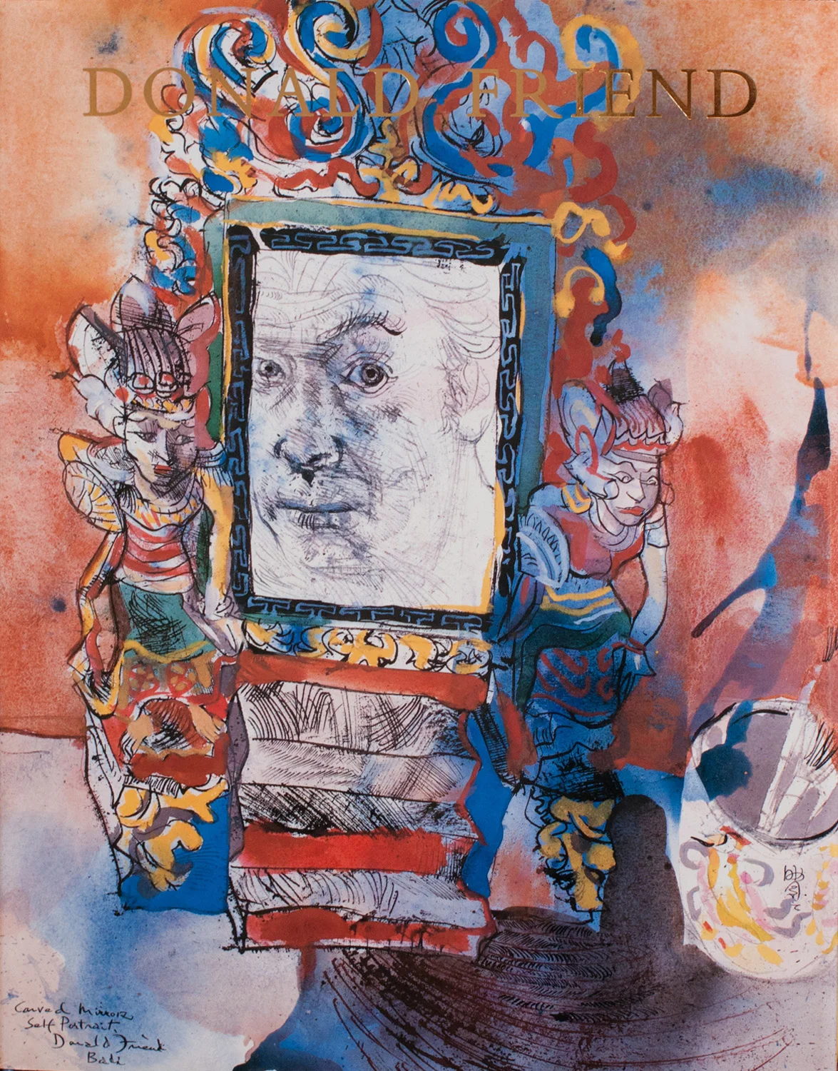 Donald Friend retrospective catalogue, 1990. Produced for the Art Gallery of New South Wales.