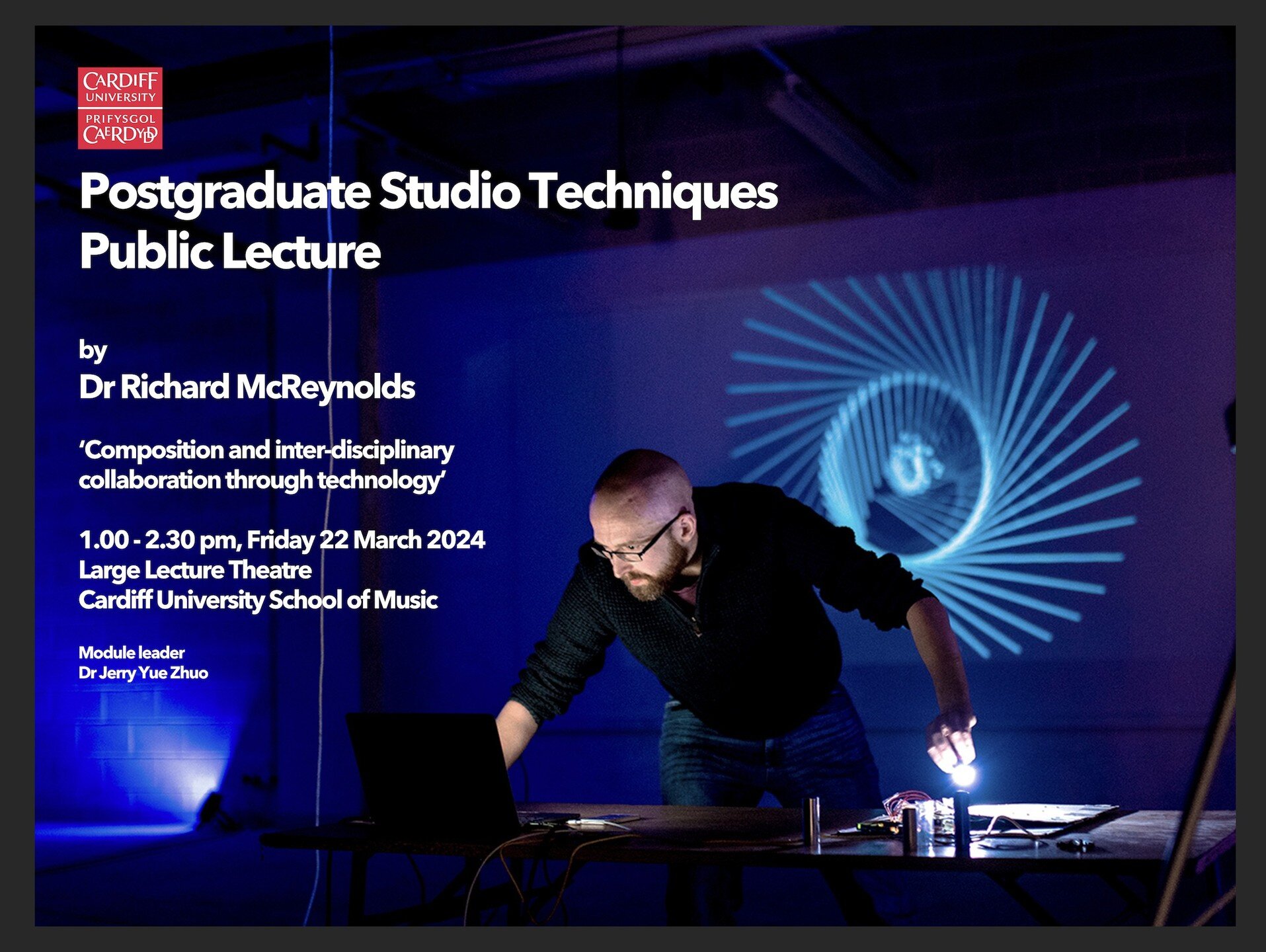 Want to hear me ramble semi-coherently on subjects such as collaboration, composition, art making and technology as I try to make sense of my practice? Then come to the Cardiff Uni&rsquo;s Music Department public lecture on Friday at 1pm.
