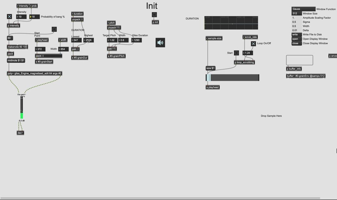 Making fun sounds with a cello sample and glisson synthesis. 

#maxmsp #sounddesign