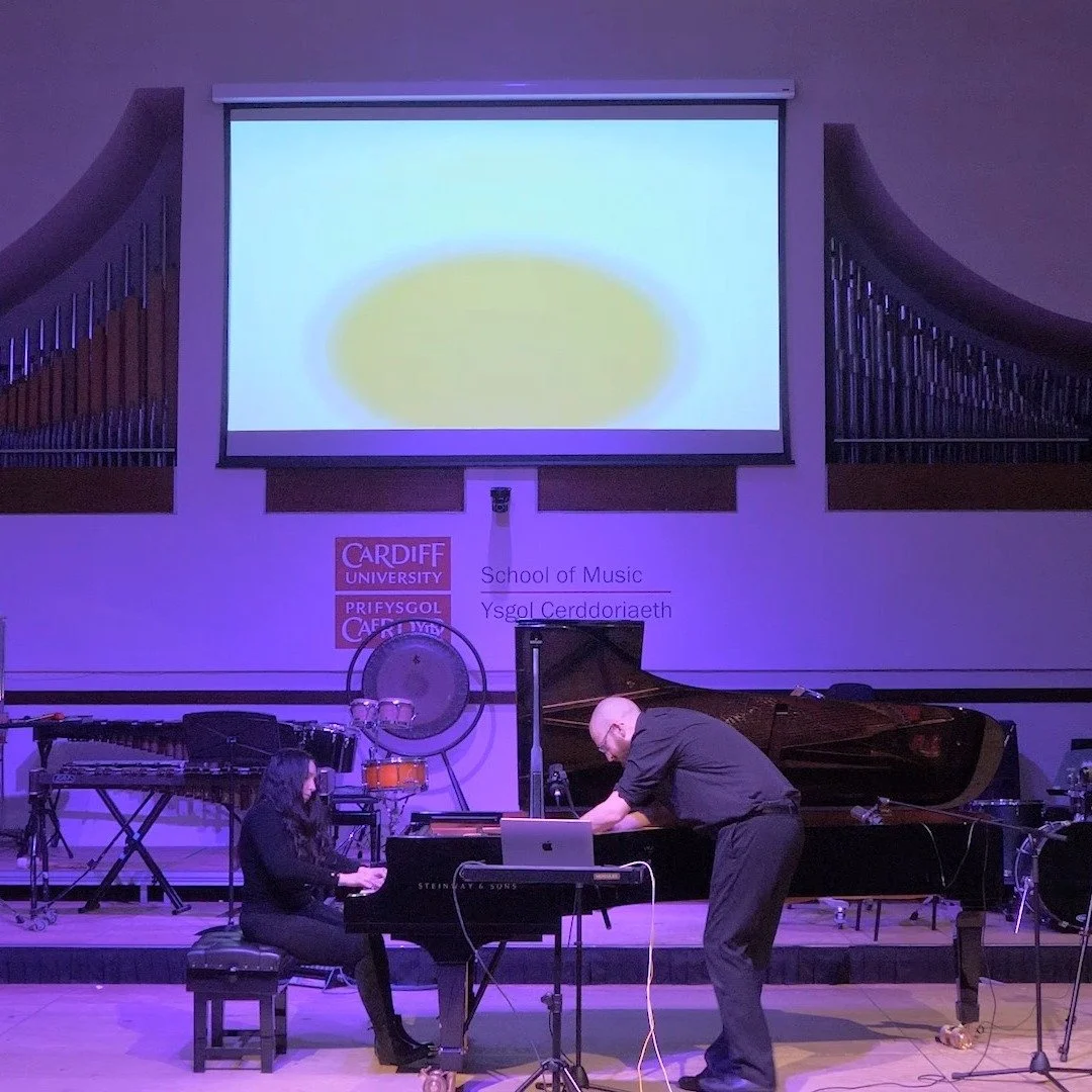 Some snippets of a recent recording of Skyglow. A really fun ongoing collaboration with @anabeatrizpiano recorded by @alastair.grayscale 

Full video can be watched on youtube.