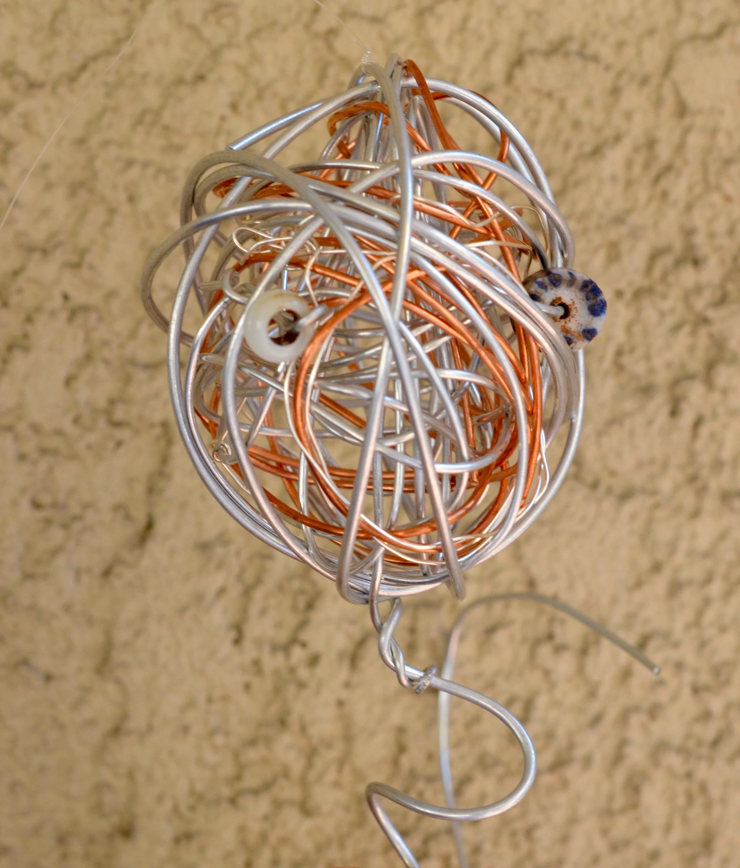 Close-up on Head of Kinetic Flow Dancer