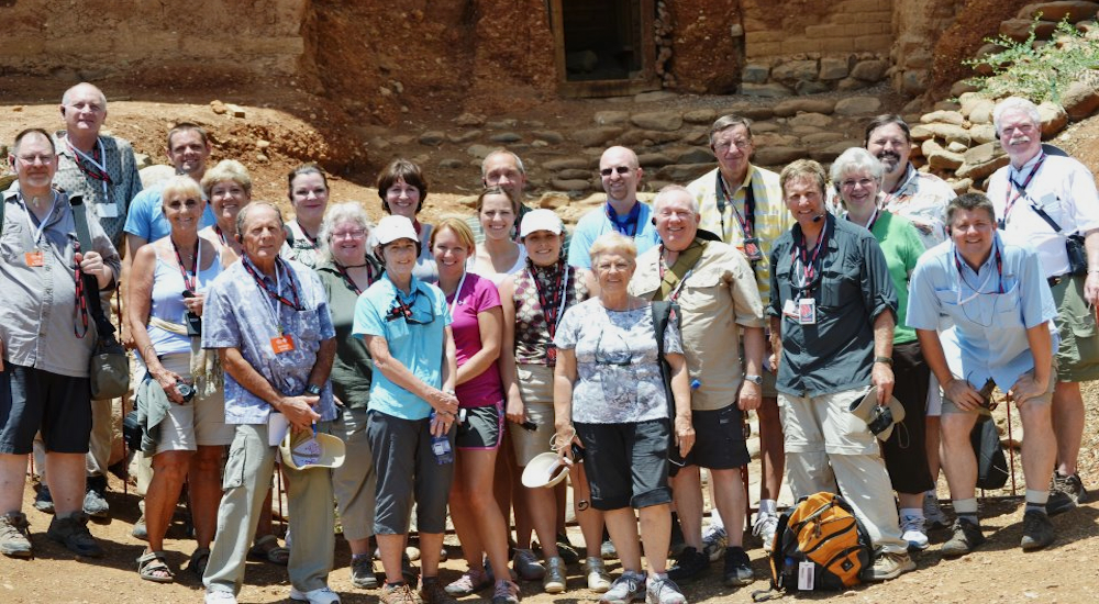 Tim Perkins and a Pilgrim Tour from First Church of Christ, Burlington, Kentucky.