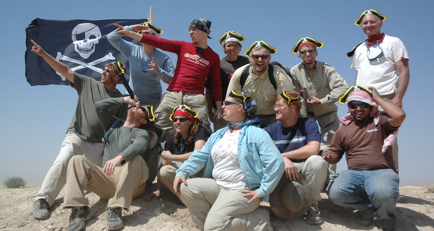 Pirates of Field H, Tell Jalul Excavations (Jordan), 2007.