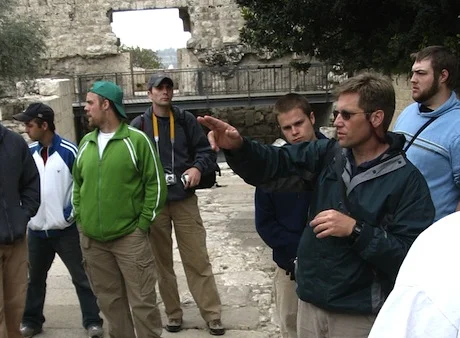 CCU student group in Jerusalem.