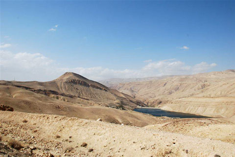 View to the Wadi al-Hasa.