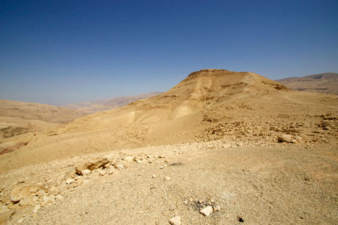 View to the site.