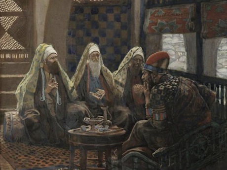James Tissot. “The Magi in the House of Herod.” (between 1886-1894). Brooklyn Museum. Image from here .