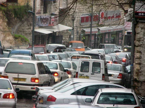 Nazareth, the birthplace of the unsignaled three-point U-turn. Photo from my dear friend and nearly-Nazareth resident, John Samples.