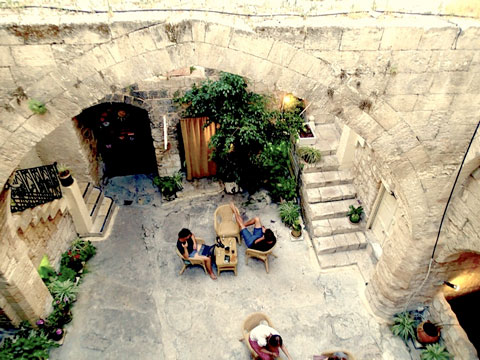 View to the central courtyard.
