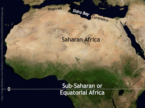 The North Coast of Africa.