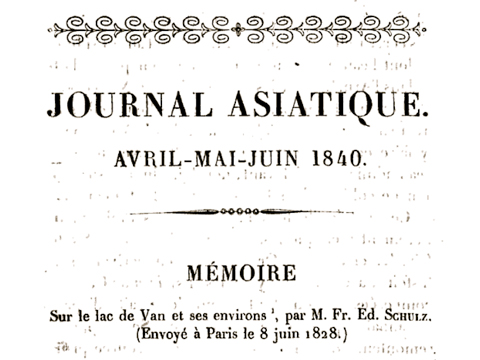 Schulz’s notes were published posthumously in the Journal asiatique (1840: 257-323).