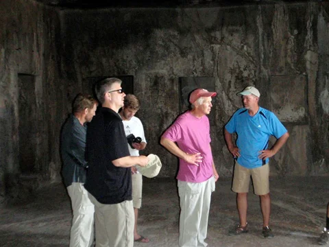 Our intrepid crew inside the “Caves of Khorkhor.”