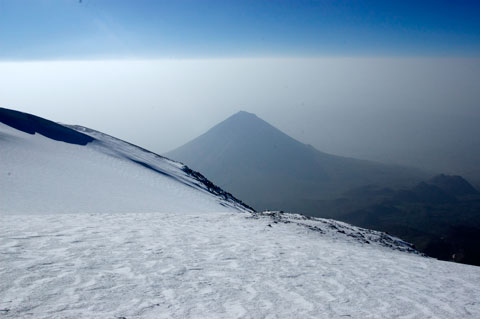 View back to "Little Ararat."