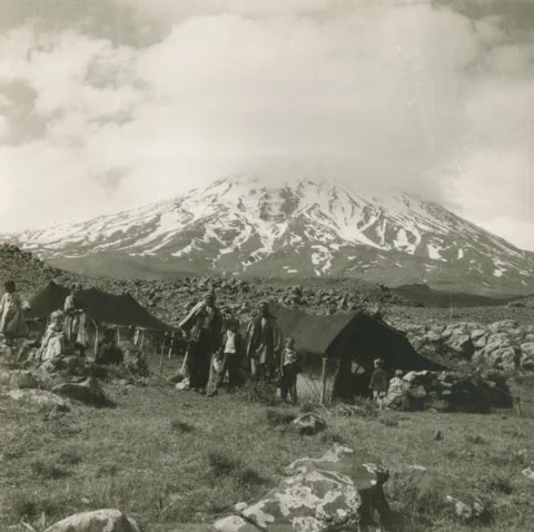 Herders the base of Ağrı Dağı (From the Patterson Collection).