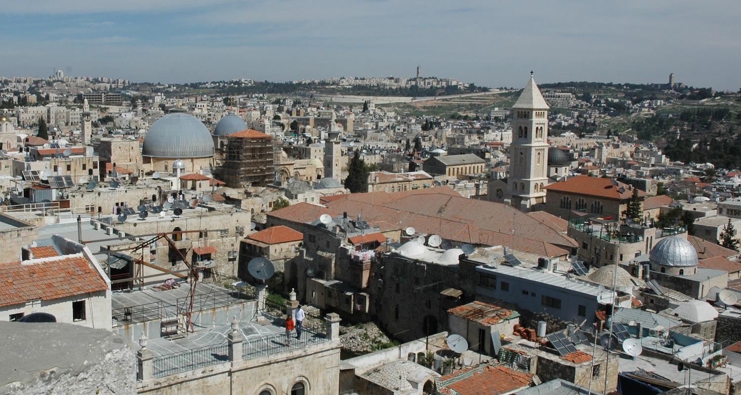 View from the tower to the Old City.