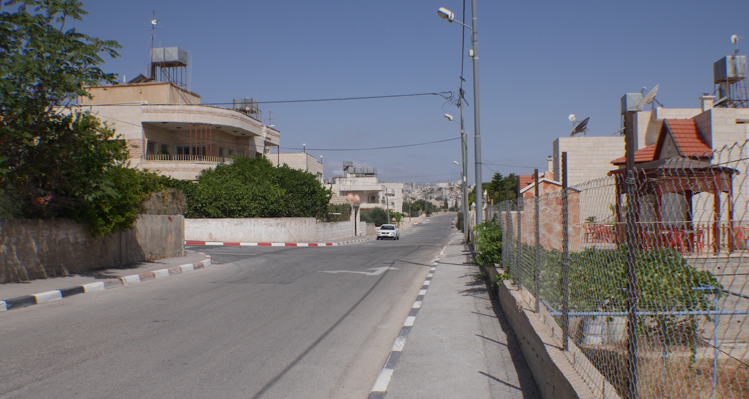 The streets of Bayt Sahour are quiet in the morning hours.