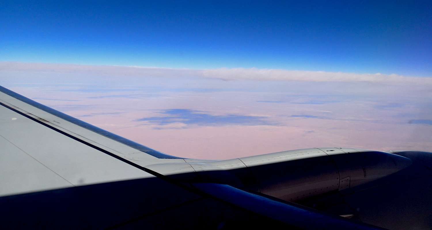 A vast desert.