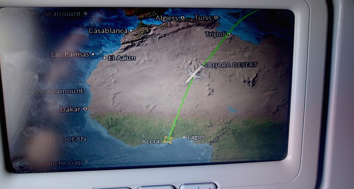 The middle of the Sahara.