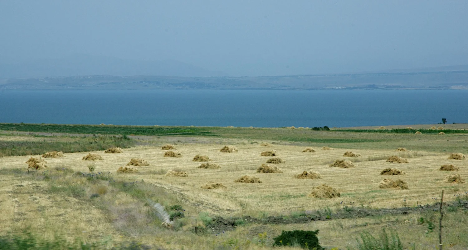 Looking across the Gulf of Ercis (Lake Van).